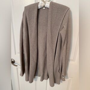 MARGARET O'LEARY HOODED COTTON CARDIGAN